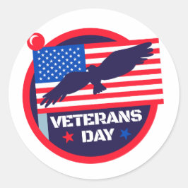 Veteranendag Ronde Sticker
