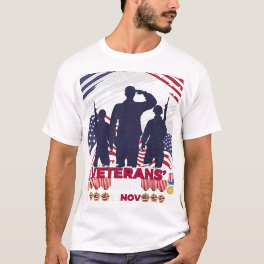 veteranendag t-shirt (Voorkant)