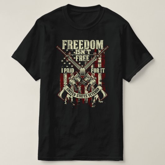 veteranendag t-shirt (Design voorkant)