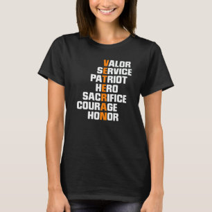 Veteranendag ter ere van iedereen die Mannen Kind T-shirt