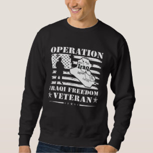 Veteranenoperatie Iraqi Freedom Of Combat Amerikaa Trui