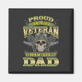 Veteranenvaders vaderdag magneet (Voorkant)