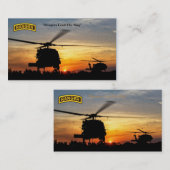 Veteranenveteranen voor gevechtsvliegtuigen visitekaartje (Voorkant / Achterkant)