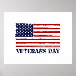 Veterans Dag & Morse Code Poster
