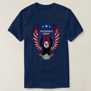 Veterans Day Amerikaanse Adelaar T-shirt