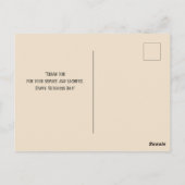 Veterans Day - Honor And Remember Briefkaart (Achterkant)