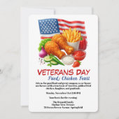 Veterans Day Invitation | Fried Chicken Feast (Devant)