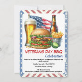 Veterans Day Invitation | Honoring Heroes BBQ (Devant)