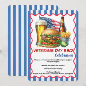 Veterans Day Invitation | Honoring Heroes BBQ (Devant / Derrière)