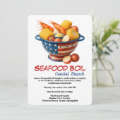 Veterans Day Invitation | Seafood Boil Celebration (Debout devant)