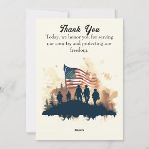 Veterans Day Kaart. Feestdagenkaart