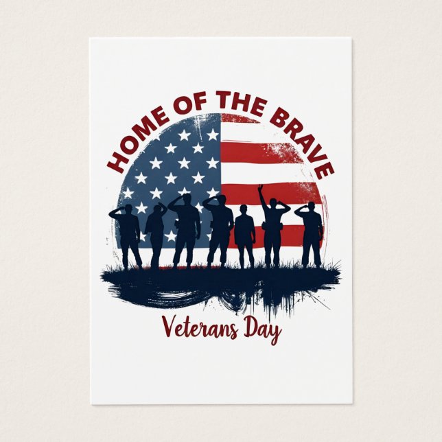Veterans Day Patriotic Tee (Devant)