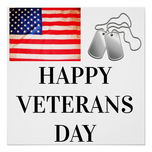 VETERANS DAY     PERFECT POSTER (Voorkant)