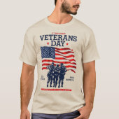 Veterans Day t-shirt usa memorial 2025 (Devant)