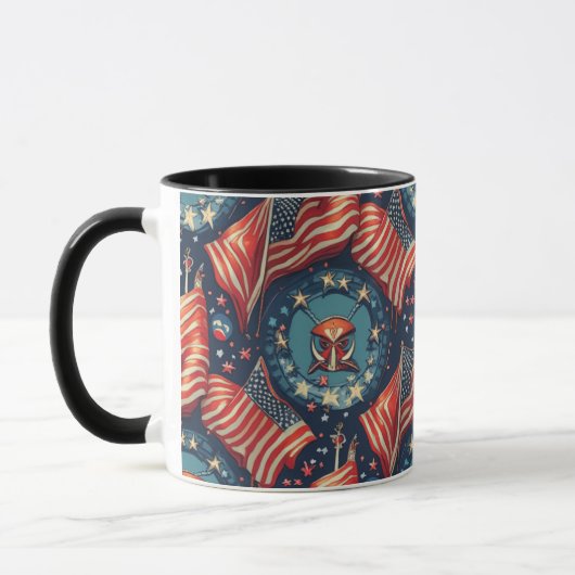 Veterans Day Tribute Mug - Honoring Our Heroes (Gauche)
