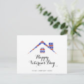 Veterans Day Woning Briefkaart (Staand voorkant)