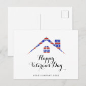 Veterans Day Woning Briefkaart (Voorkant / Achterkant)