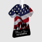 Vétérans de Merci - silhouette de soldats (devant)