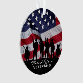 Vétérans de Merci - silhouette de soldats (devant)