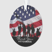 Vétérans de Merci - silhouette de soldats (devant)