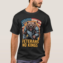 Veterans Geen Koningen Grafische Beer T-shirt