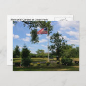 Veterans Memorial Garden Briefkaart (Voorkant / Achterkant)