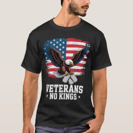 Veterans No Kings Amerikaanse Adelaar T-shirt