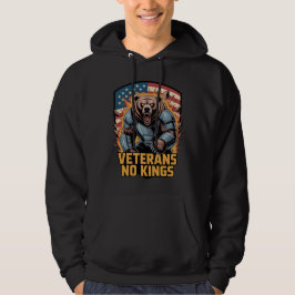 Veterans No Kings Grafische Beer Hoodie