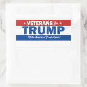 Vétérans pour Stickers Trump - Ensemble de 4 (Sac)