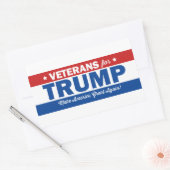 Vétérans pour Stickers Trump - Ensemble de 4 (Enveloppe)