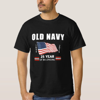 Veteranvlag van de Amerikaanse marine T-shirt