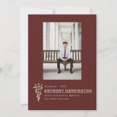 Veterinair Afstuderen Garnet Gold Aankondiging (Voorkant)