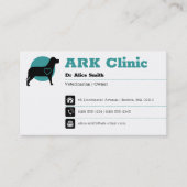 Veterinair Clinic | Info Afsprakenkaartje (Voorkant)