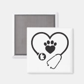 Veterinair dierentuin Tech Vet Magneet (Voorkant / Achterkant)