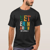 Veterinair en liefhebbend, technisch veterinair te t-shirt (Voorkant)