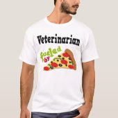 Veterinair (Funny) Shirt Pizza T (Voorkant)