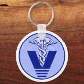 veterinair logo 5a sleutelhanger (Voorkant)