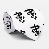 VETERINAIR SYMBOLEN STROPDAS (Opgerold)