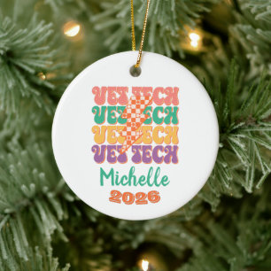 Veterinair technicus keramisch ornament