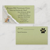 Veterinair Visitekaartje (Voorkant / Achterkant)