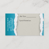 Veterinair Visitekaartje (Achterkant)