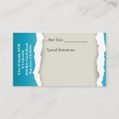 Veterinair Visitekaartje (Achterkant)