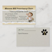 Veterinair Visitekaartje (Voorkant / Achterkant)