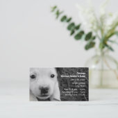 Veterinair Visitekaartje & Kennel - Jack Russell (Staand voorkant)