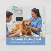 Veterinair Visitekaartje - QR-code (Voorkant)