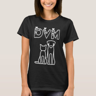 Veterinair voor vrouwelijke Mannen Kinder Dvm T-shirt