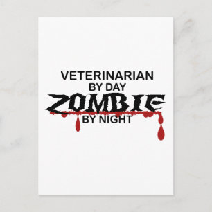 Veterinair Zombie Briefkaart