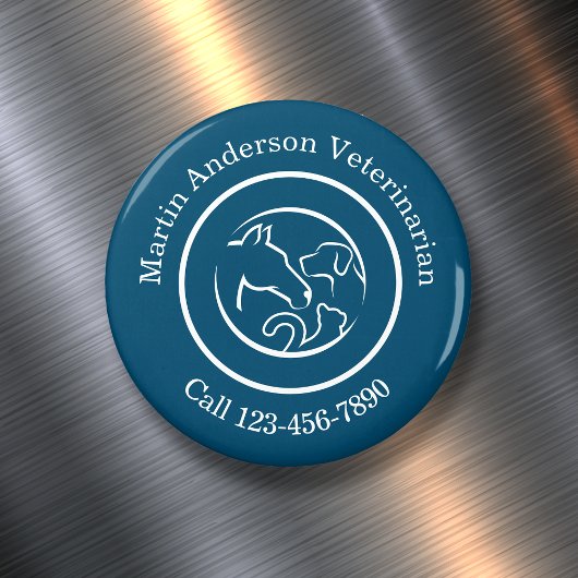 Vétérinaire Clients Promotionnels Magnets d'entrep