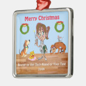 Vétérinaire de Noël Ornement Vet Tech (Gauche)