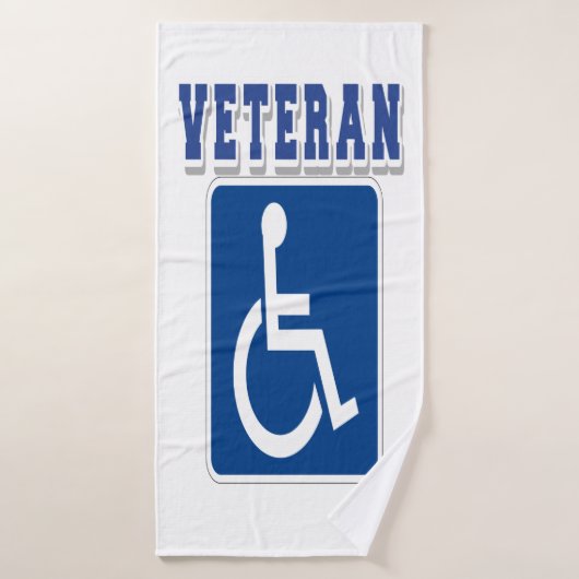 Vétérinaire handicapé handicapé (Serviette de bain)